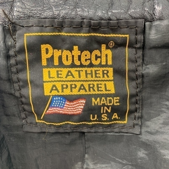 Protech Leather Apparel Black Leather Jacket - Picture 8 of 8